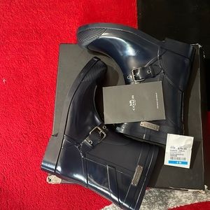 Coach rain ☔️ boots size 9